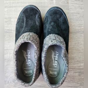 Dansko Eartha Slip-on Shoes, Size 37 (7), Black